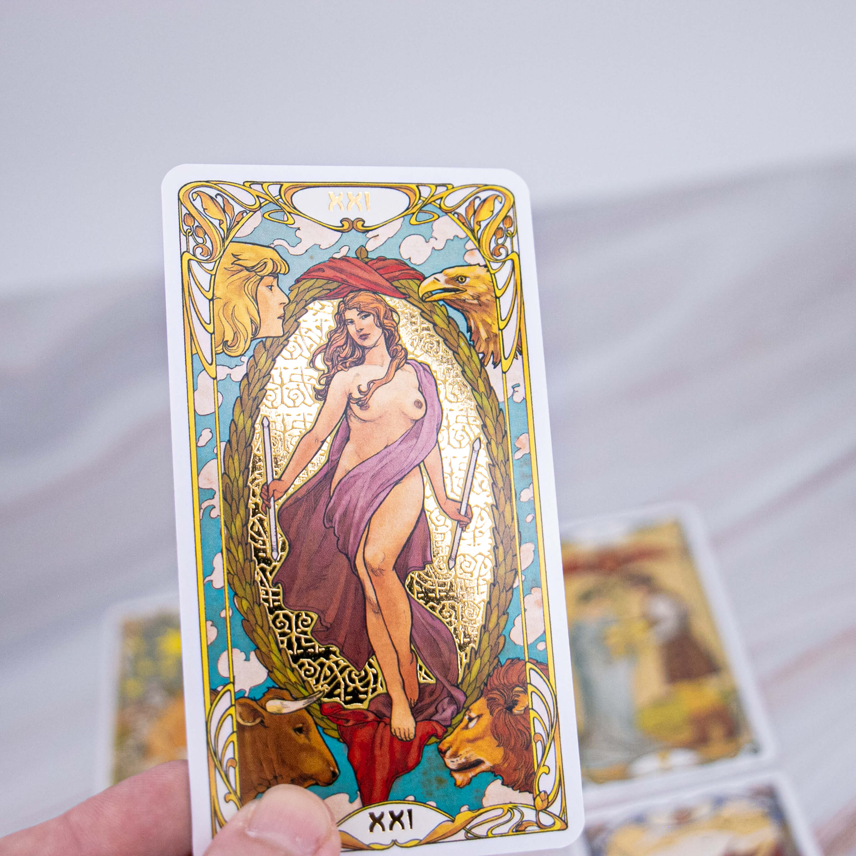 Golden Art Nouveau Tarot