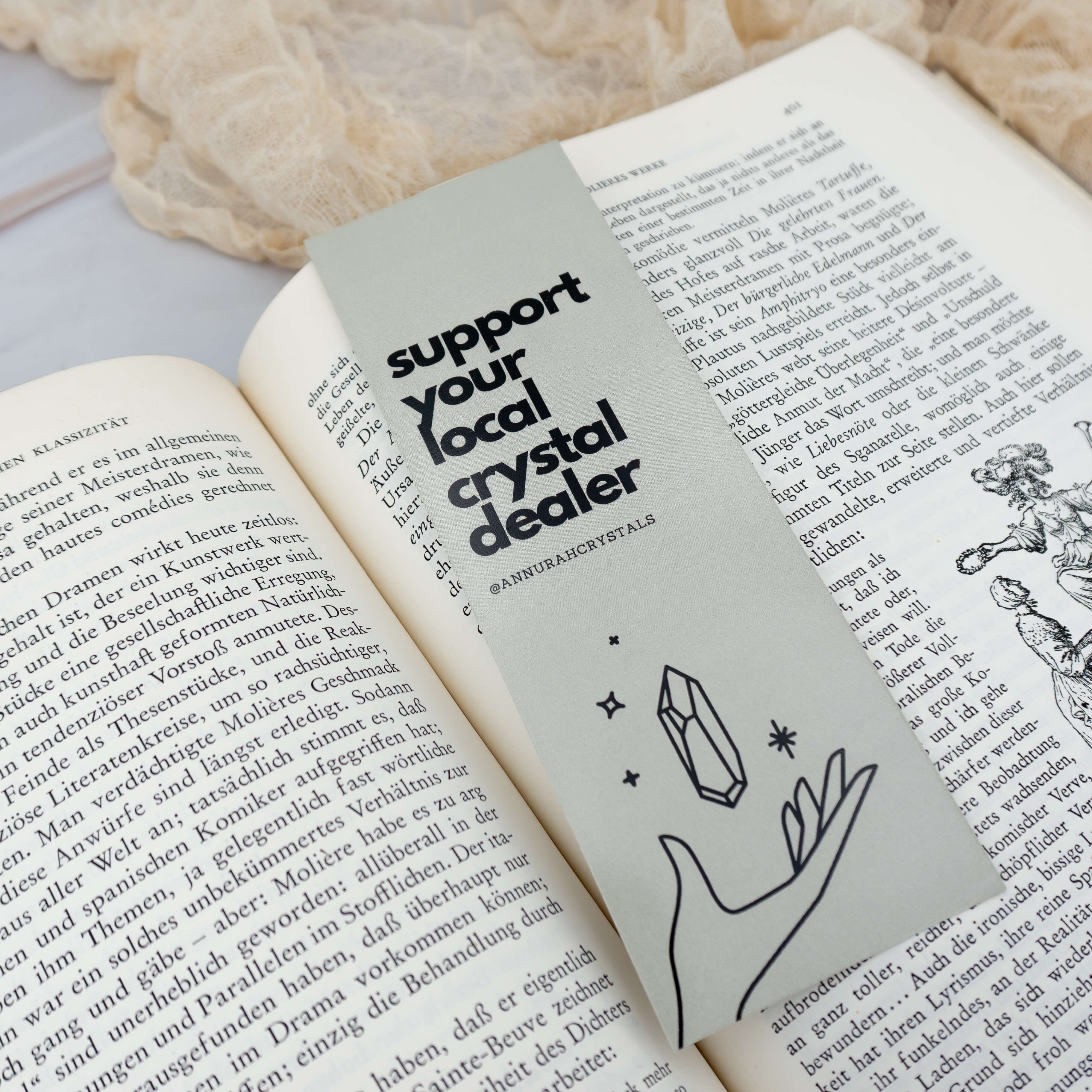 Annurah deutscher Onlineshop Lesezeichen lesen Buch Bücher Leseratte Book bookmark mark crystal dealer Papier paper handmade handgemacht Tarot support your local crystal dealer