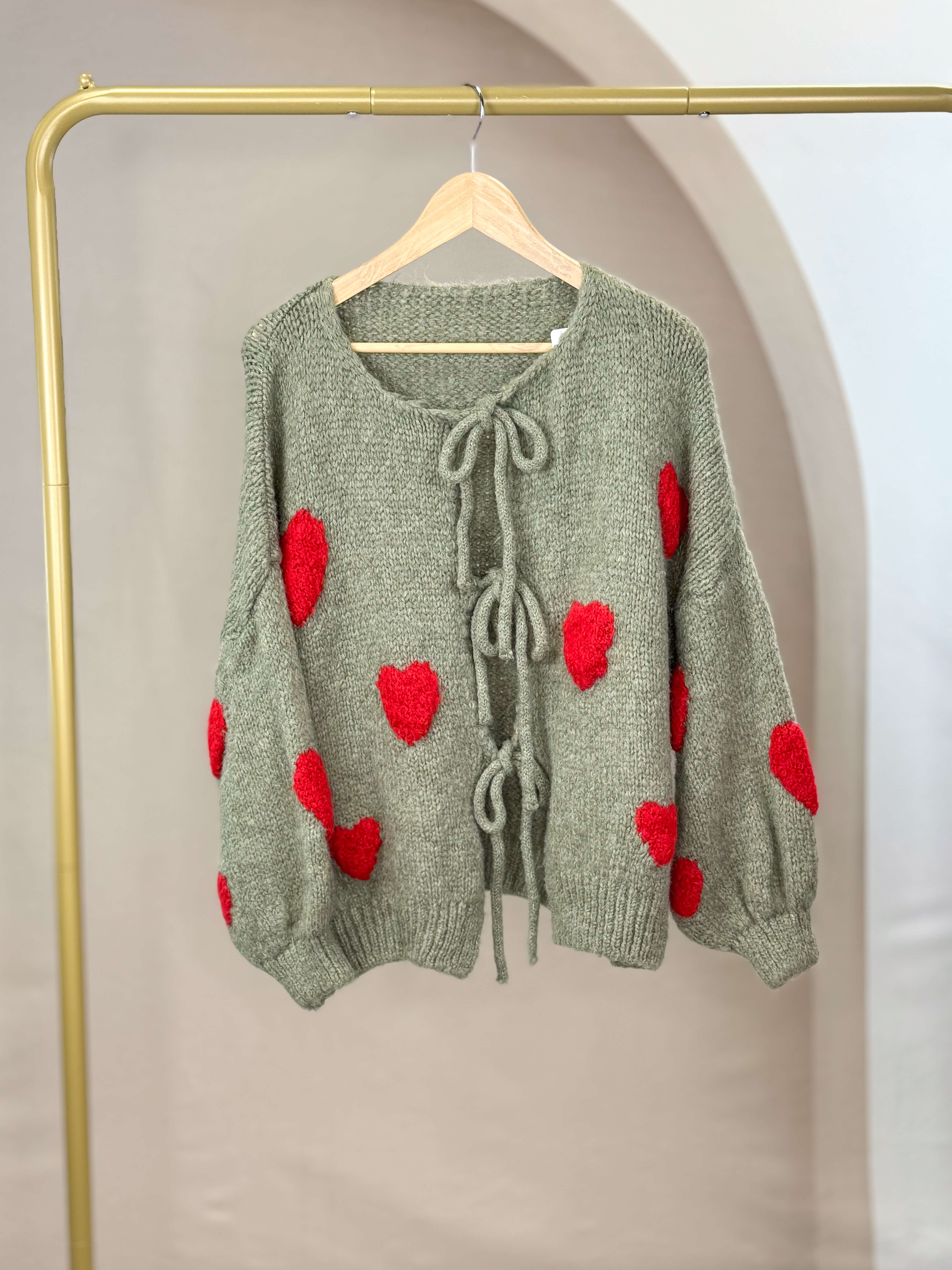 Herz Cardigan