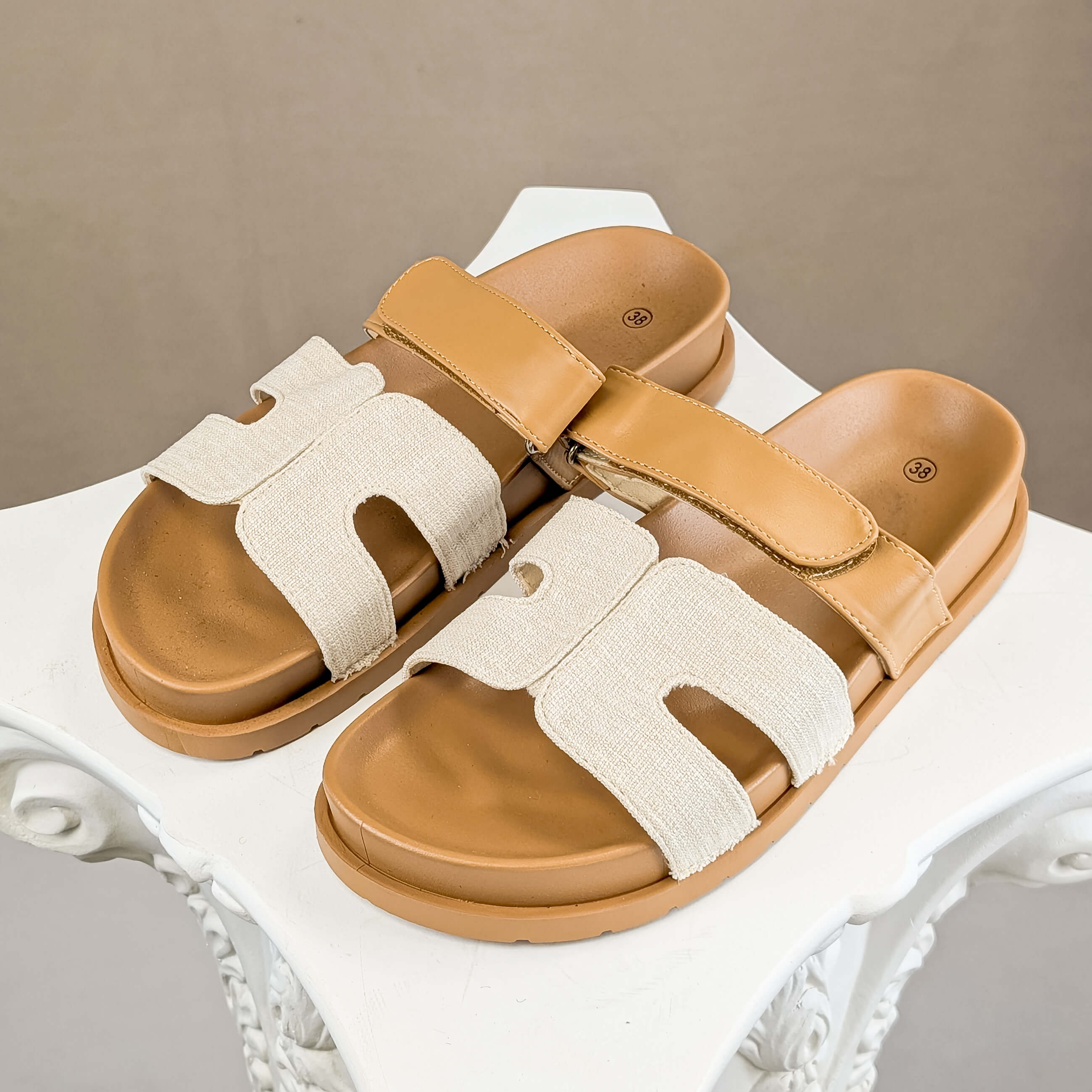 H-Sandalen Camel