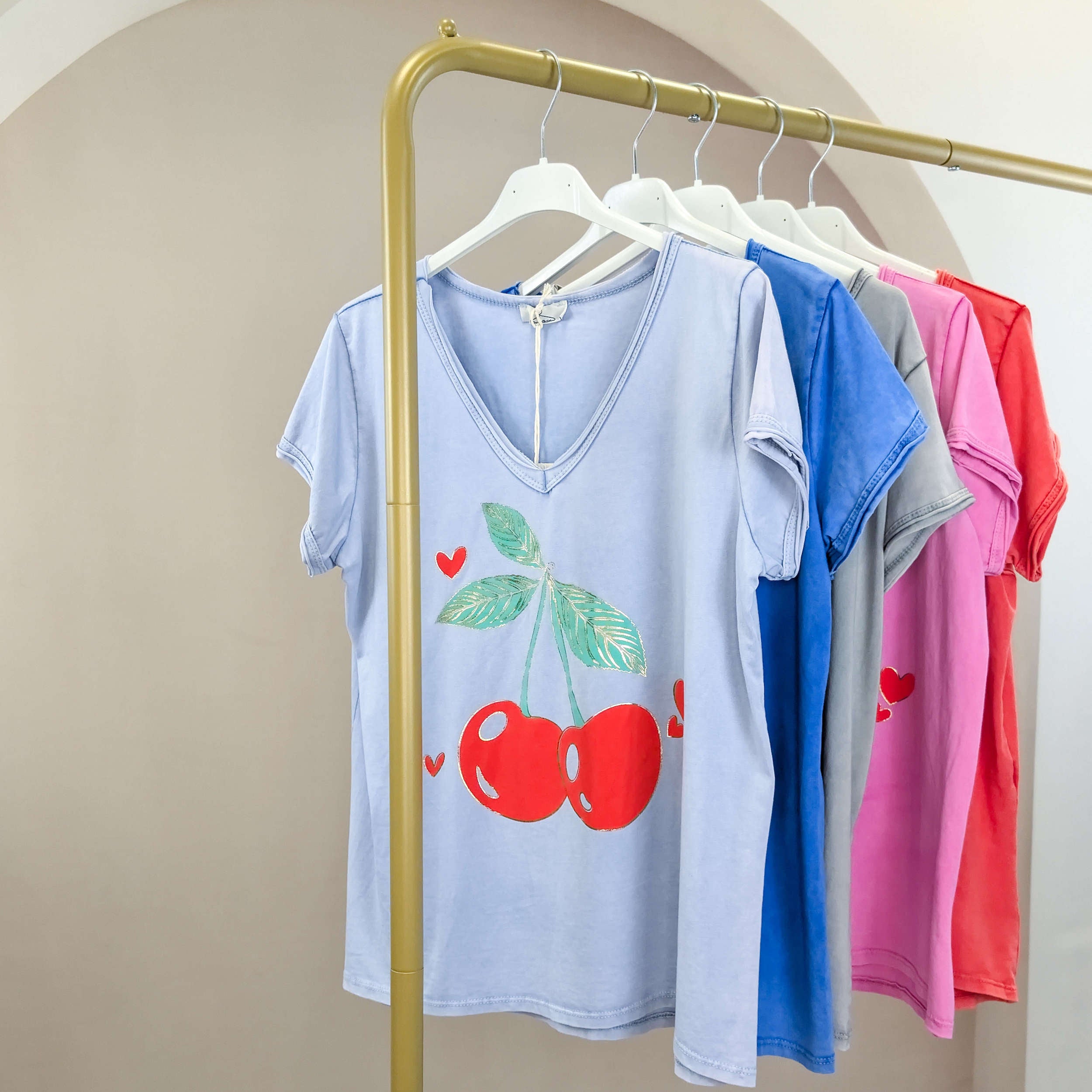 Cherry Cartoon T-Shirt