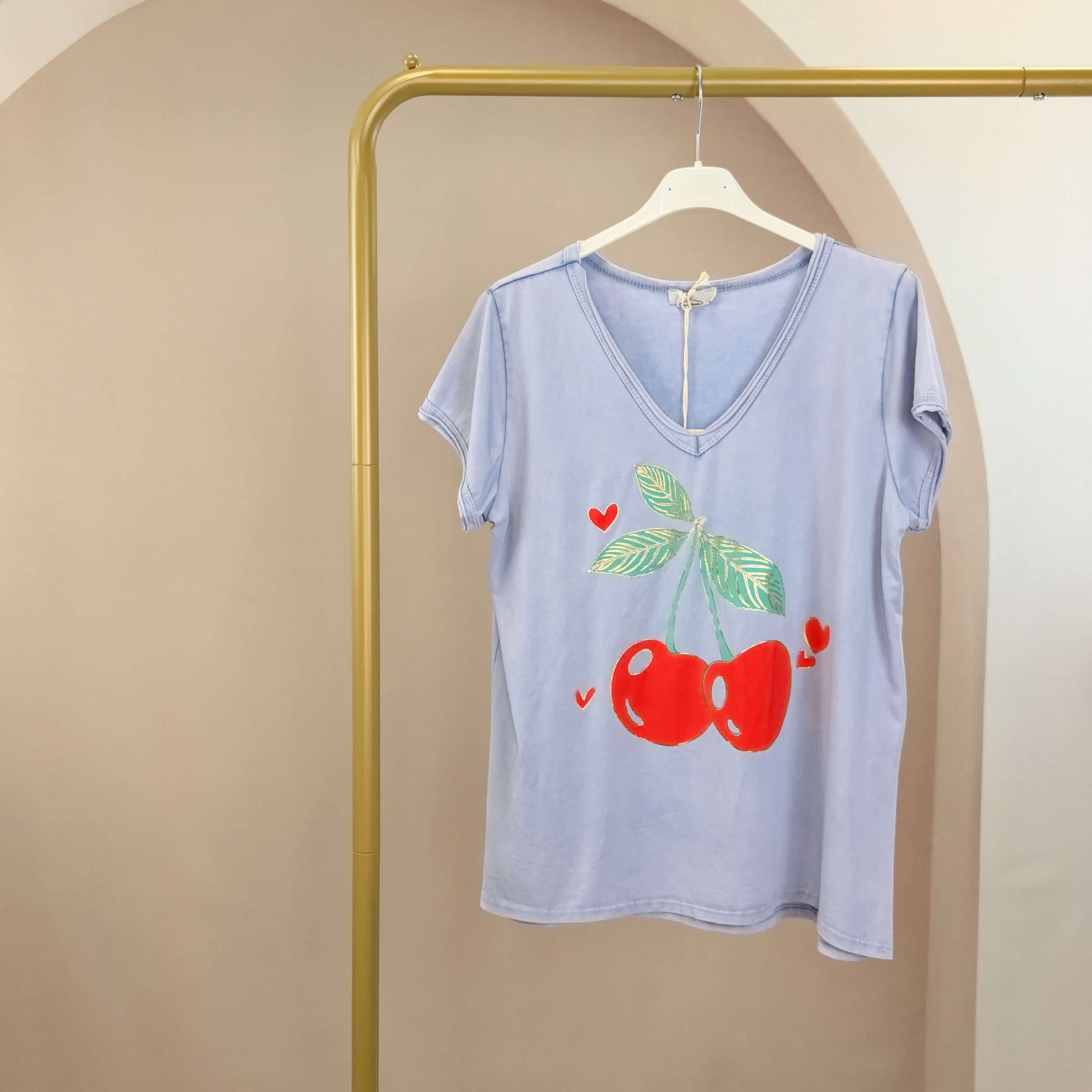 Cherry Cartoon T-Shirt