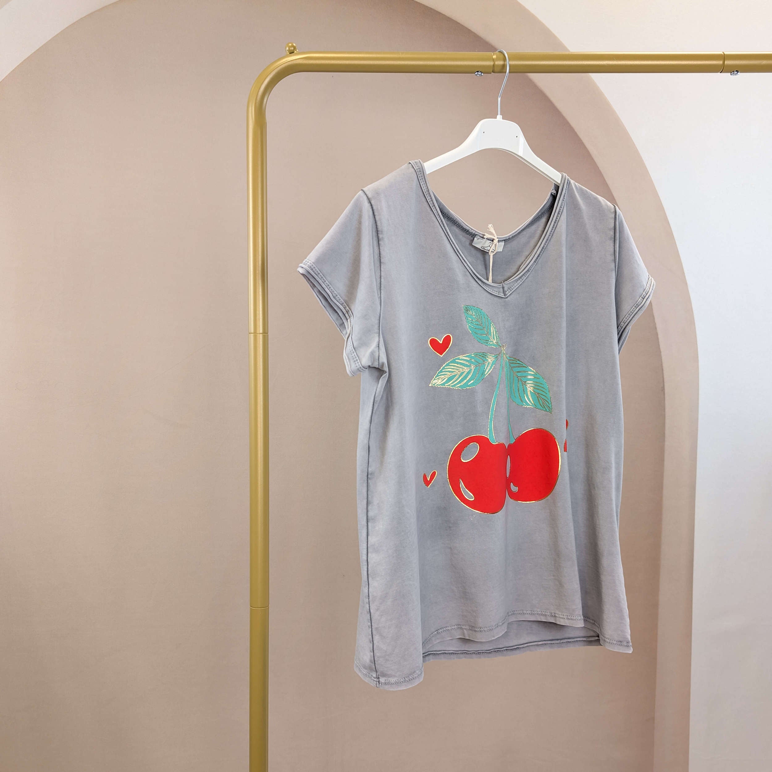 Cherry Cartoon T-Shirt