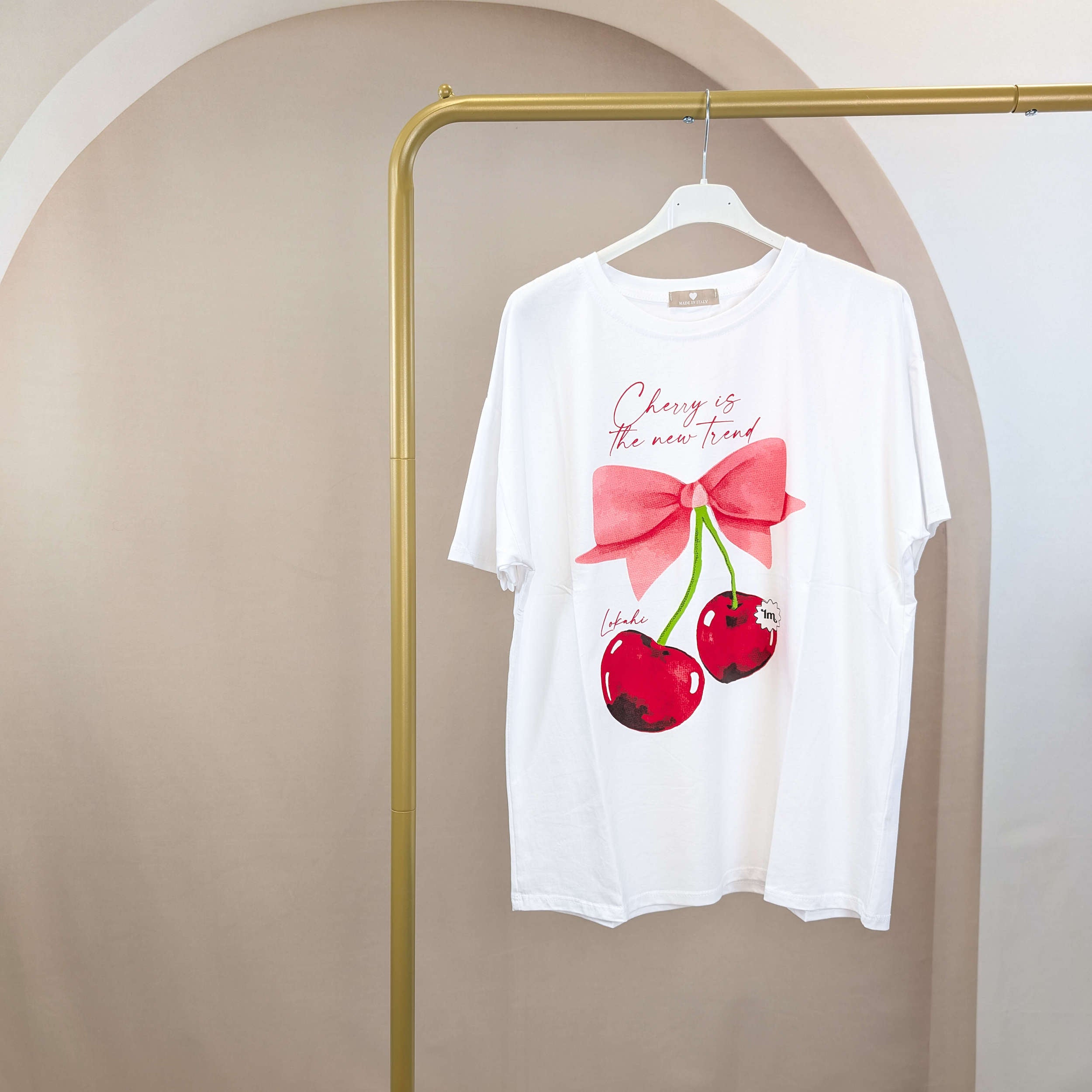 Cherry Schleife T-Shirt