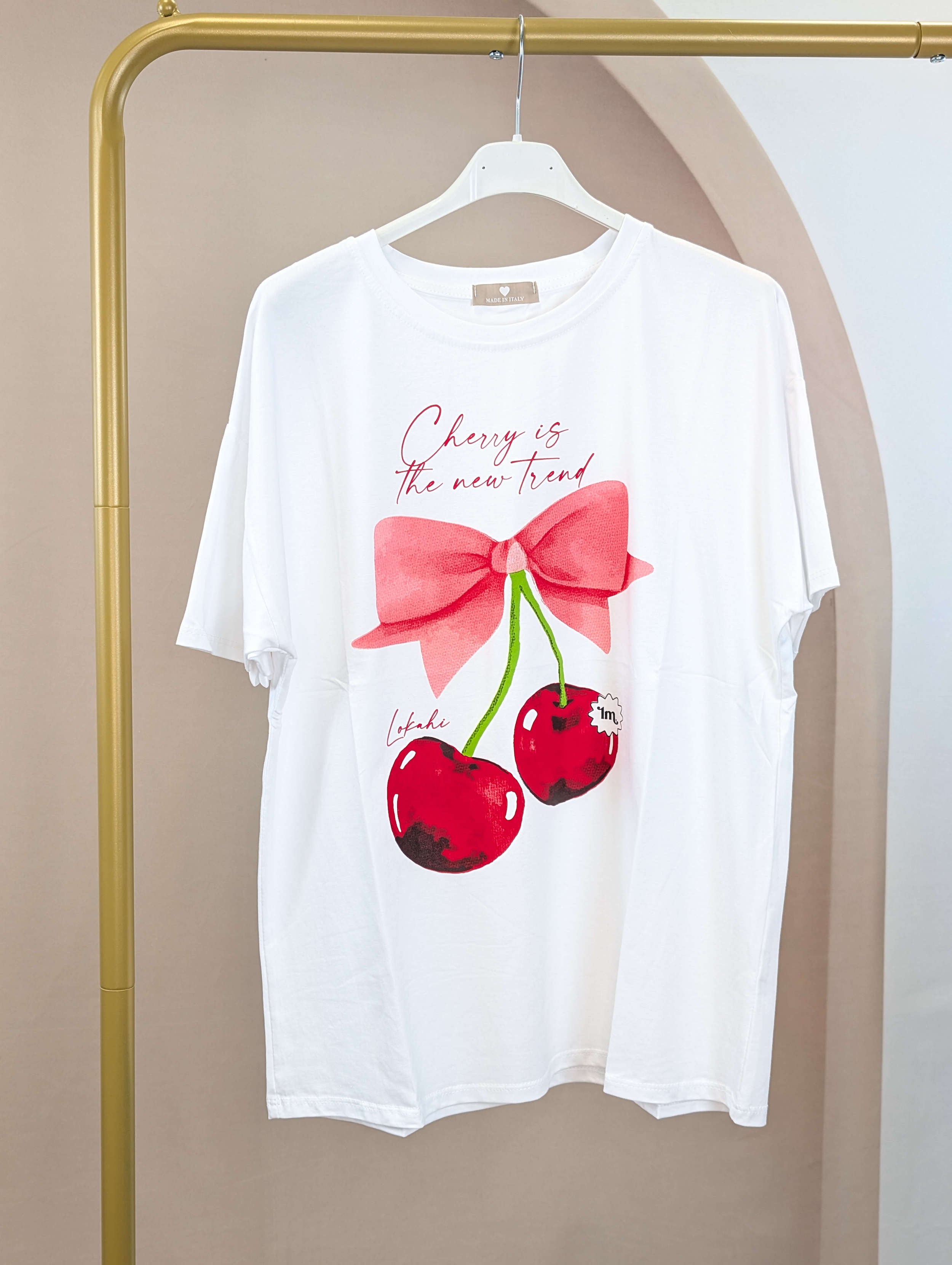 Cherry Schleife T-Shirt