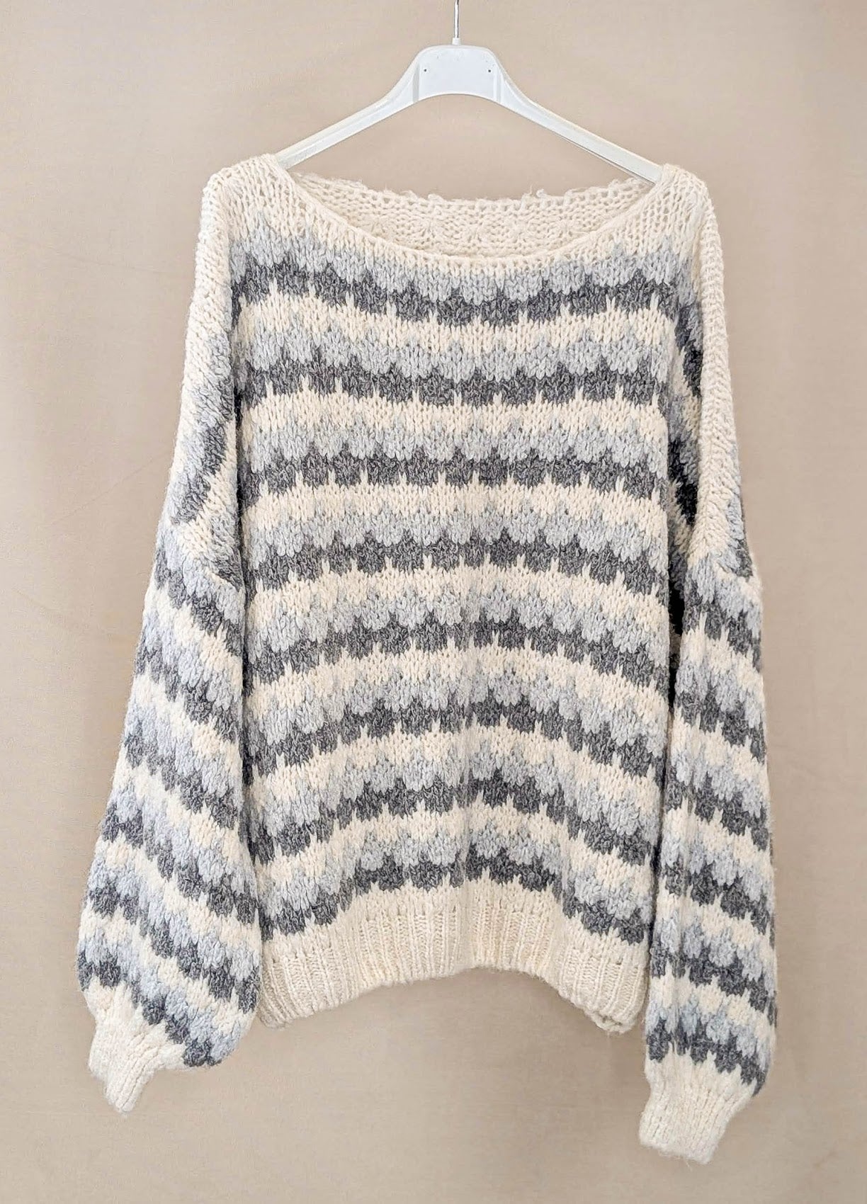 Mermaid Pullover - Grau