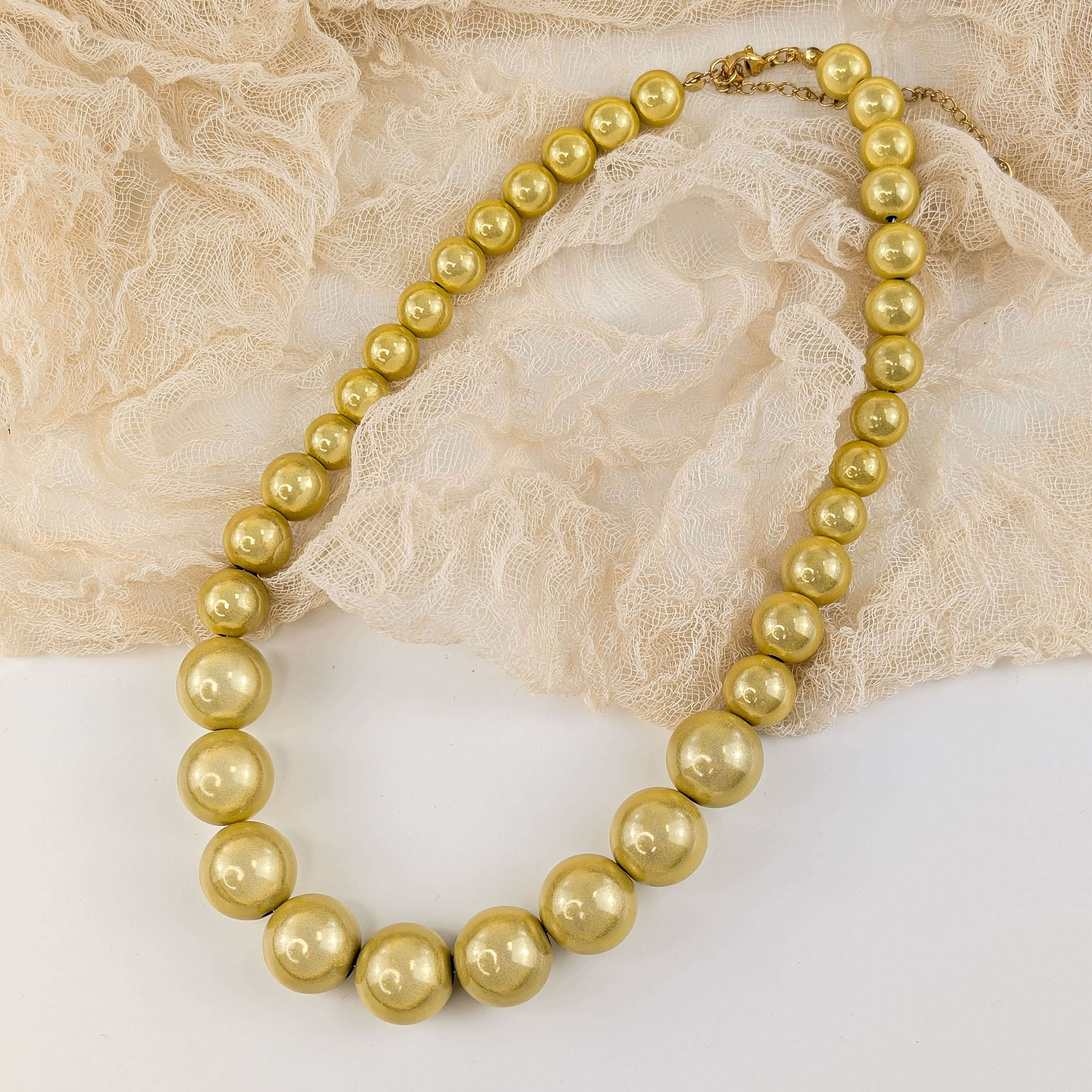 Magic Pearl Kette Gelb