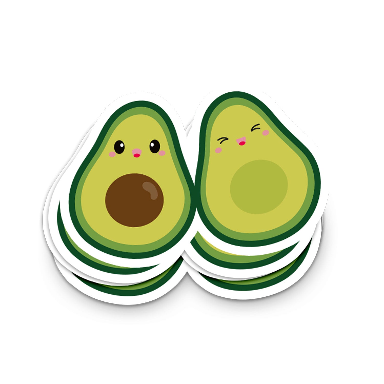 Avocado Couple - Sticker