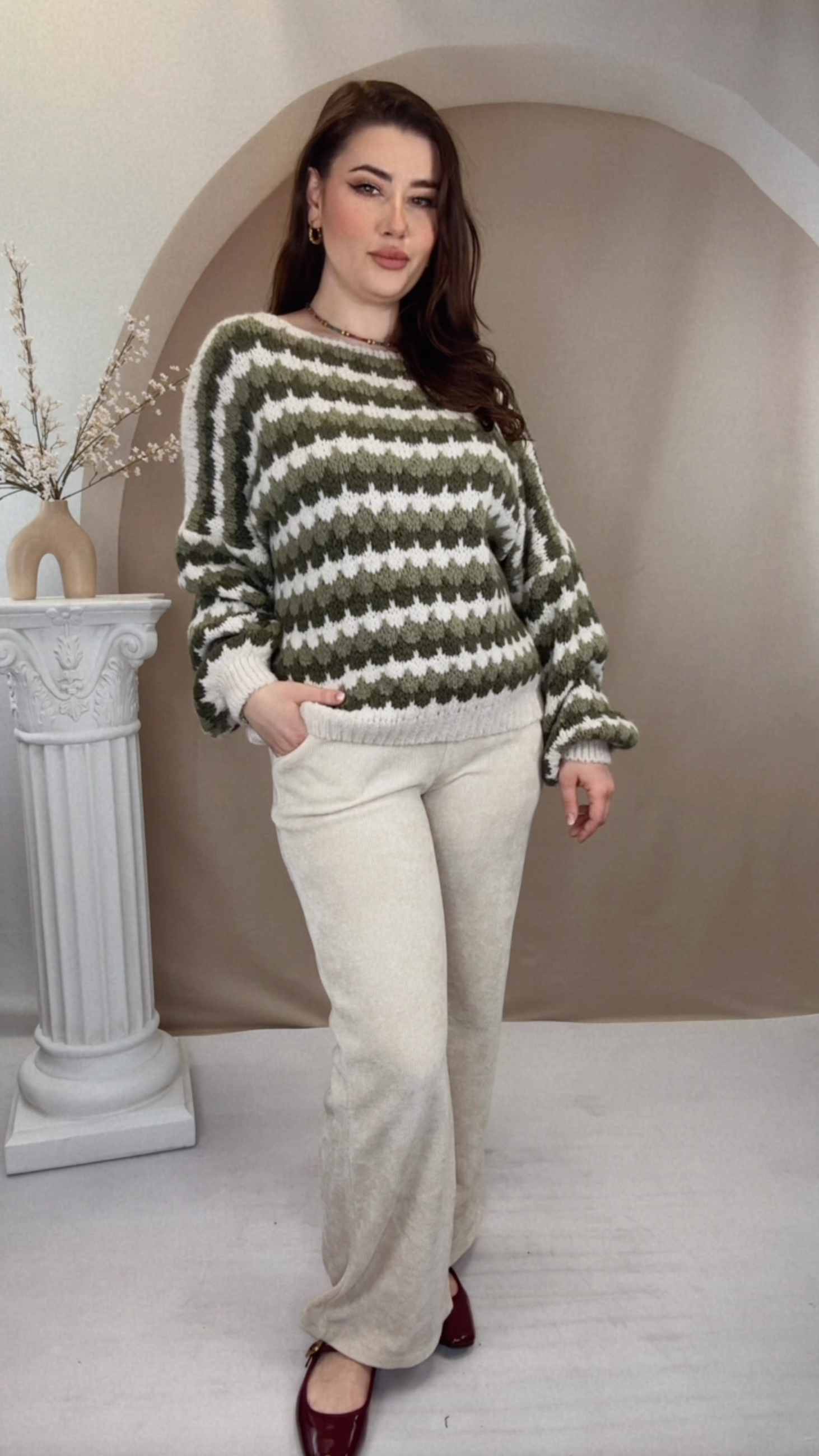 Mermaid Pullover - Khaki