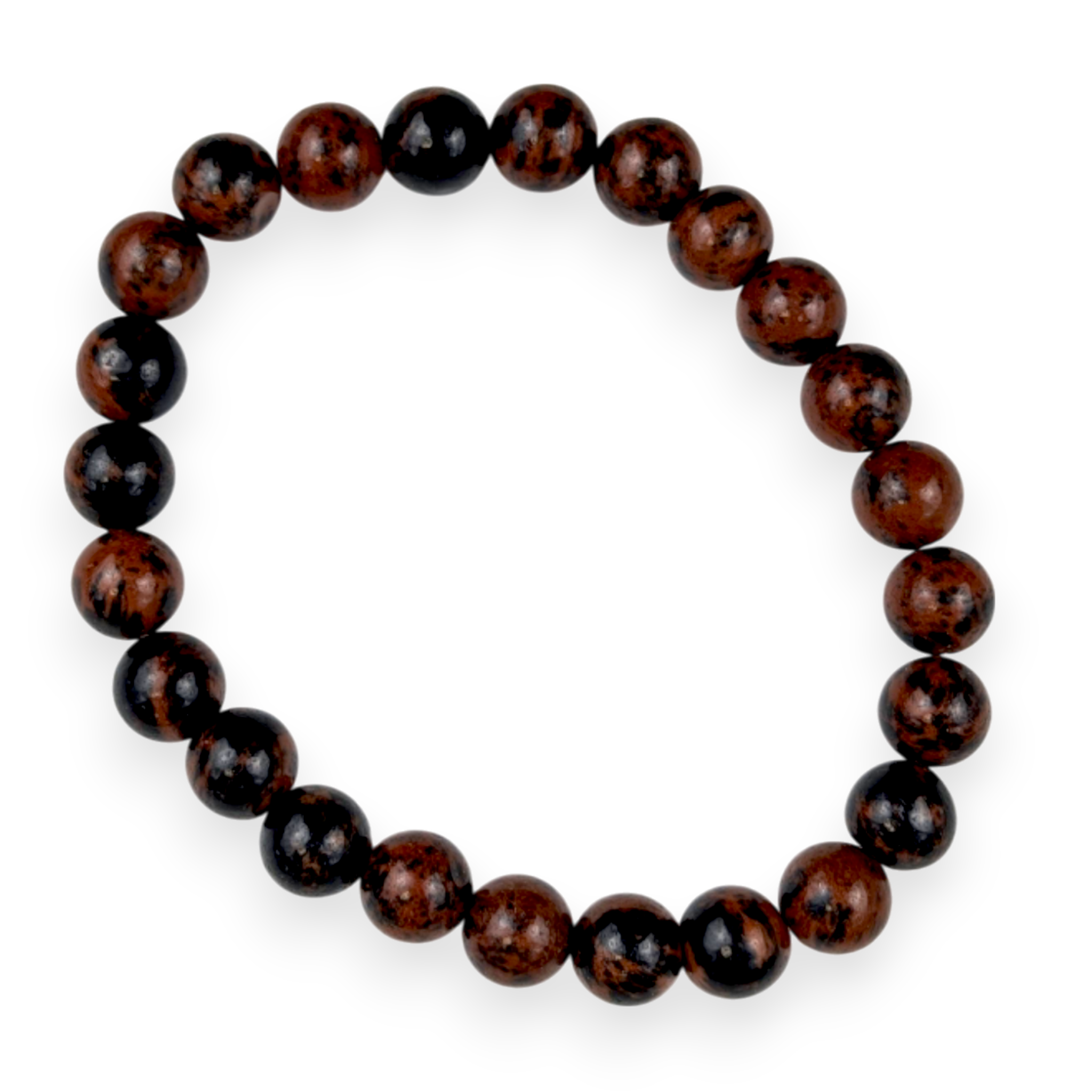 Mahagoni Obsidian Armband