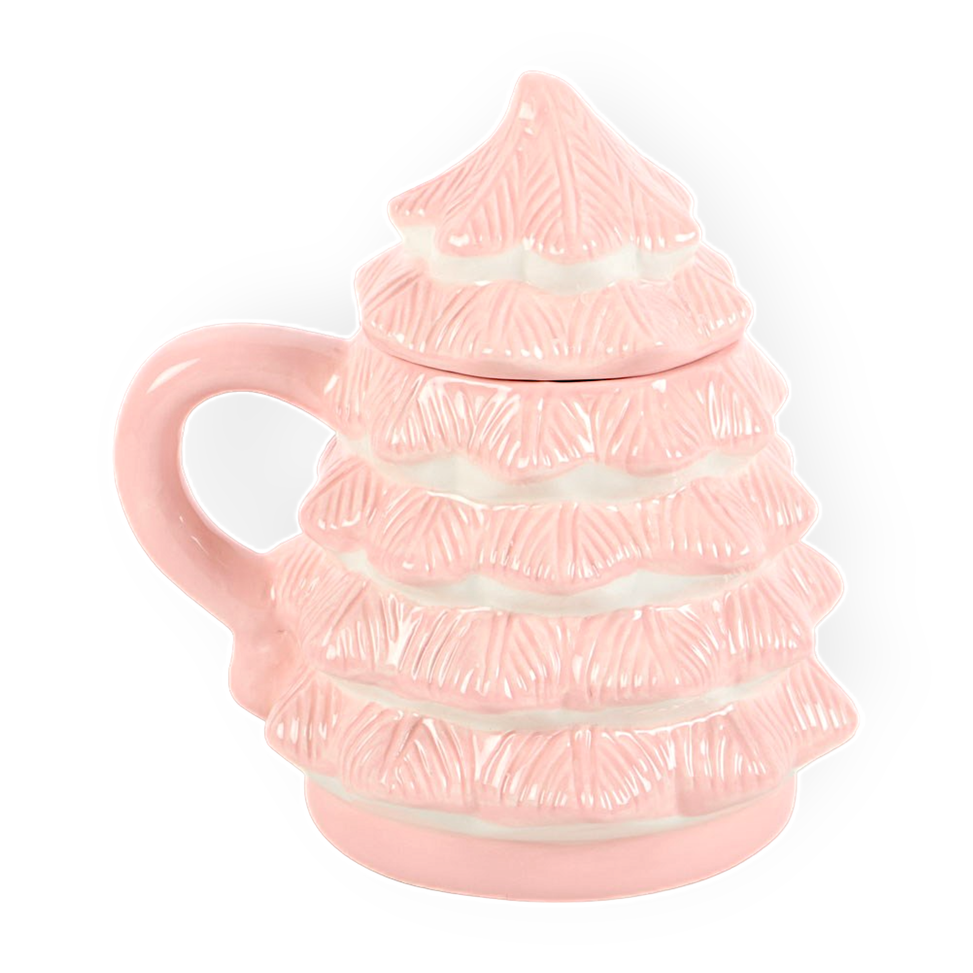 Pink Christmas Tasse