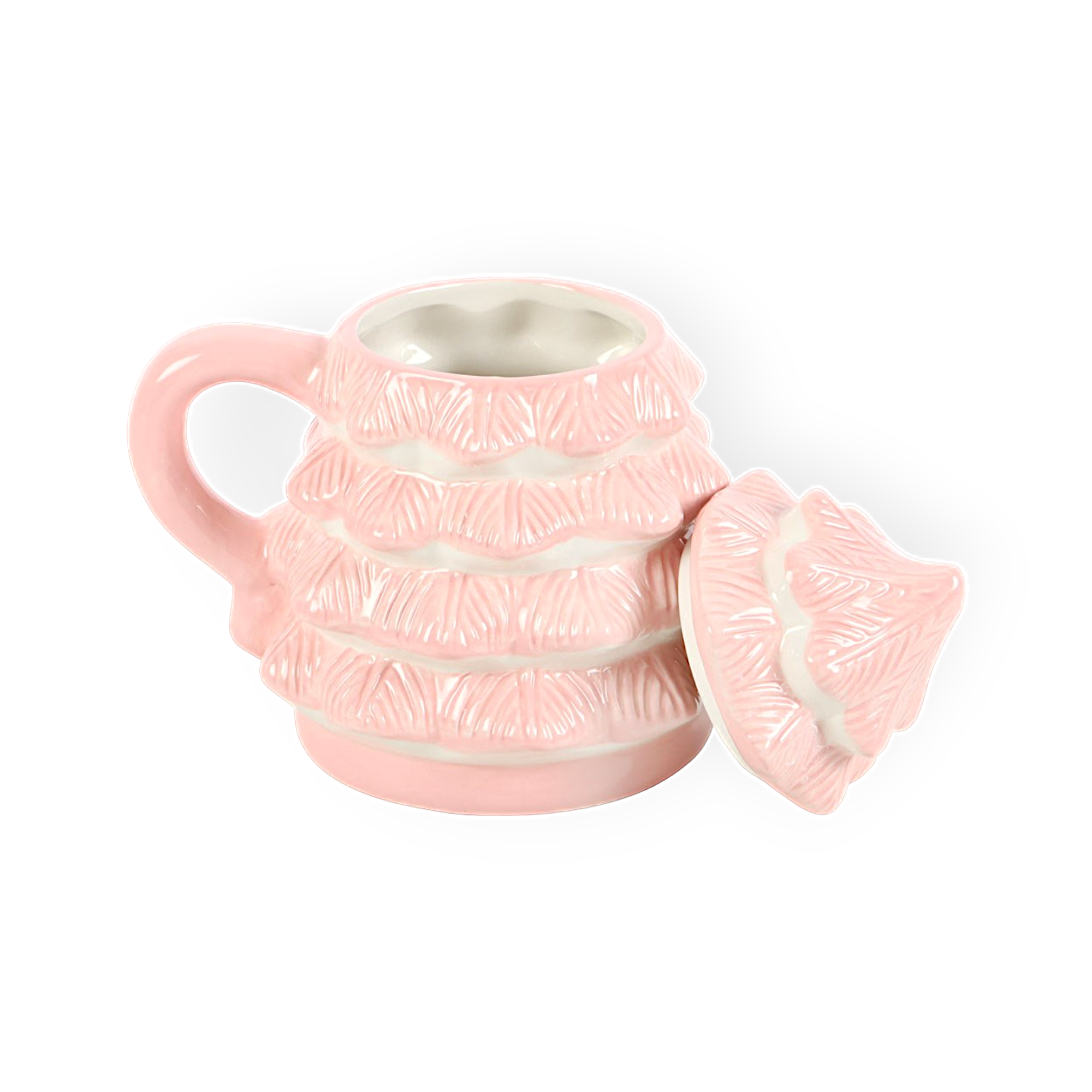 Pink Christmas Tasse